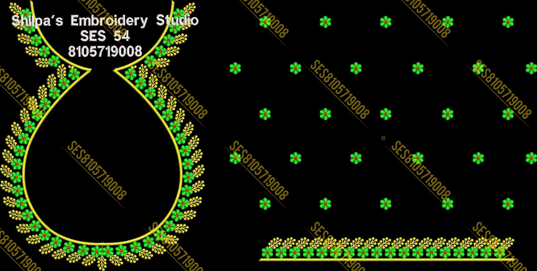 Embroidery Designs 1-100 Series