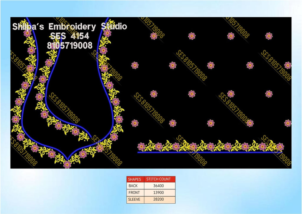 Embroidery Designs 4101-4200 Series