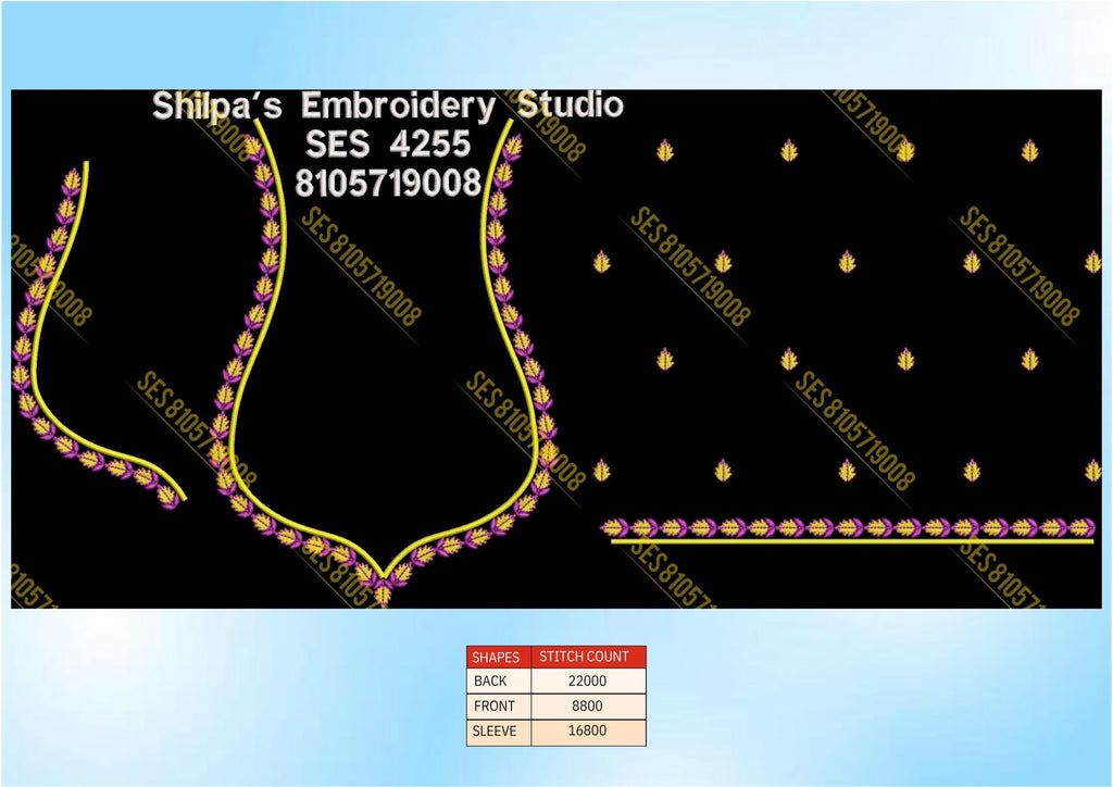 Embroidery Designs 4201-4300 Series