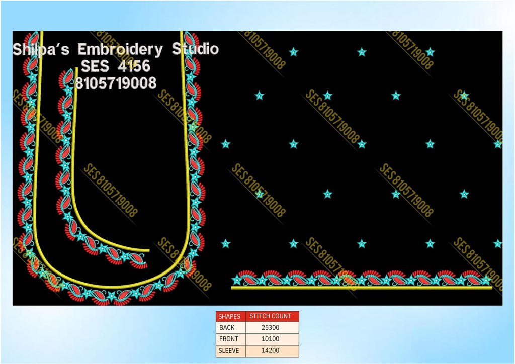 Embroidery Designs 4101-4200 Series