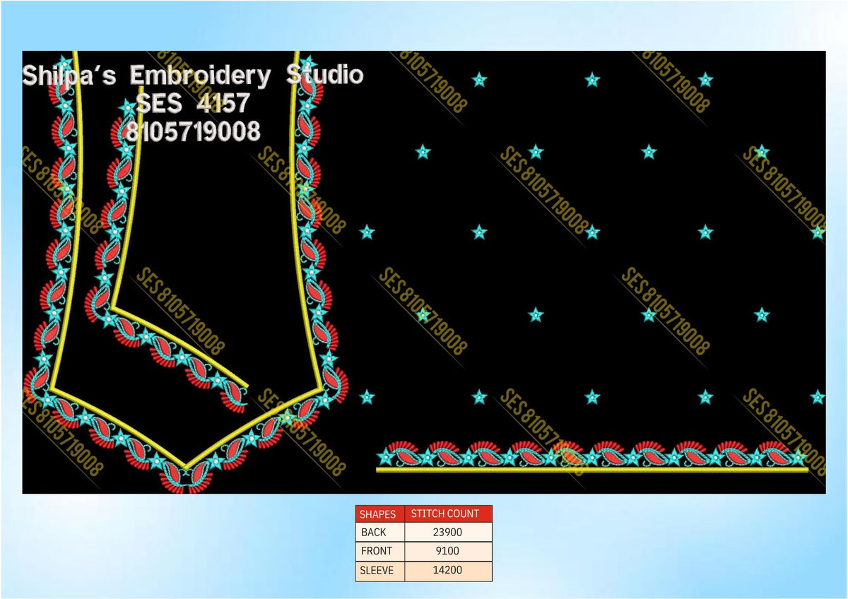 Embroidery Designs 4101-4200 Series