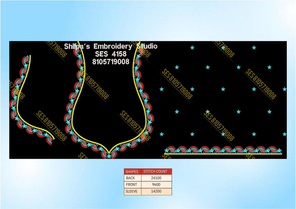 Embroidery Designs 4101-4200 Series