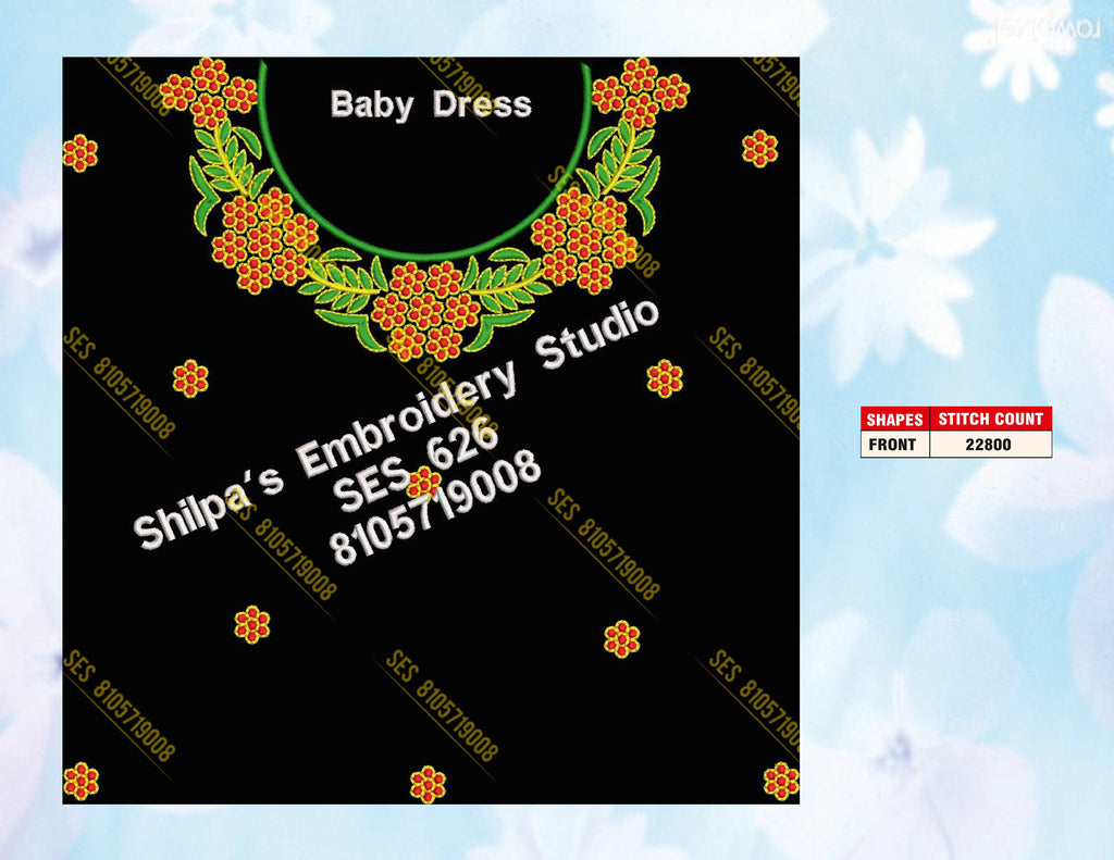 Embroidery Designs 601-700 Series