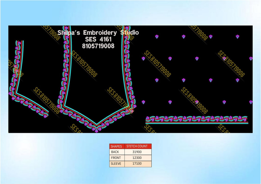 Embroidery Designs 4101-4200 Series