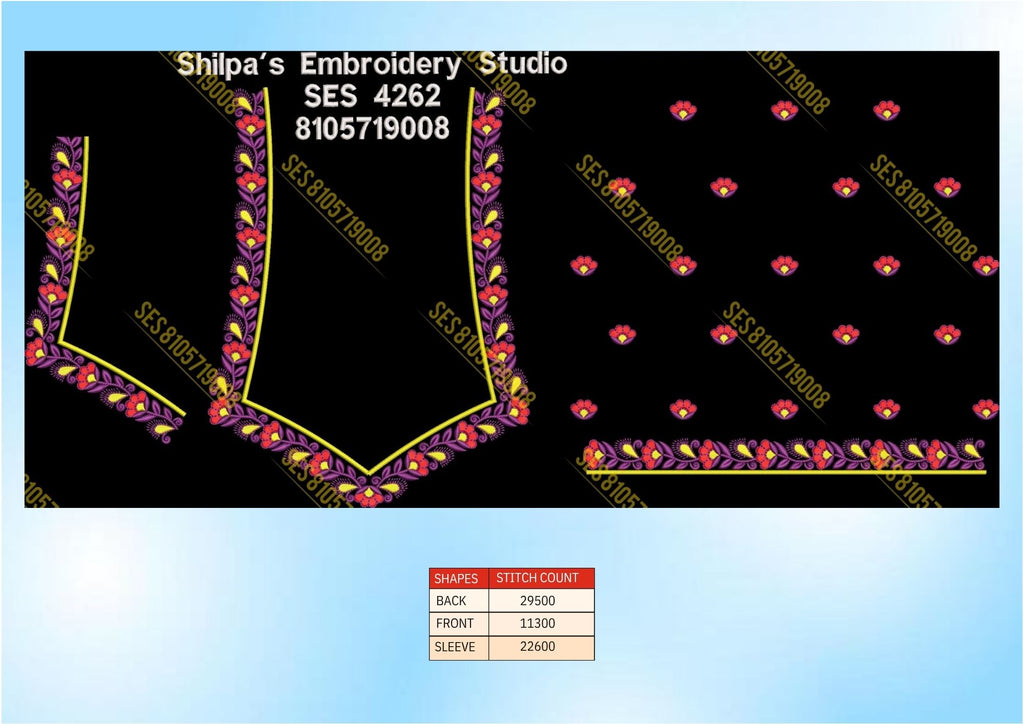 Embroidery Designs 4201-4300 Series