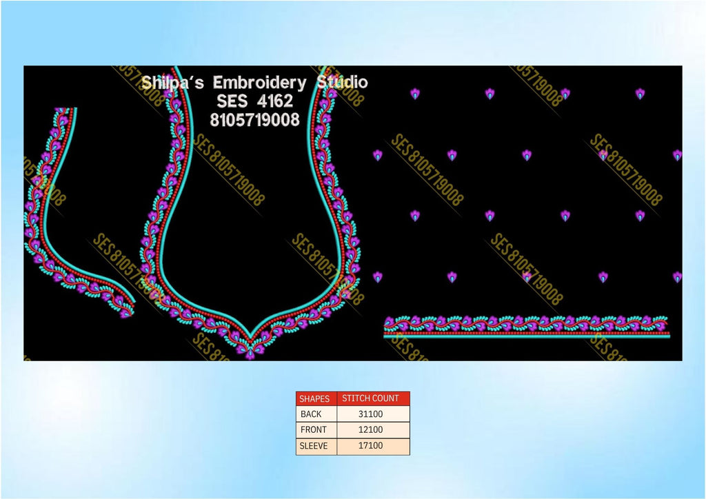 Embroidery Designs 4101-4200 Series