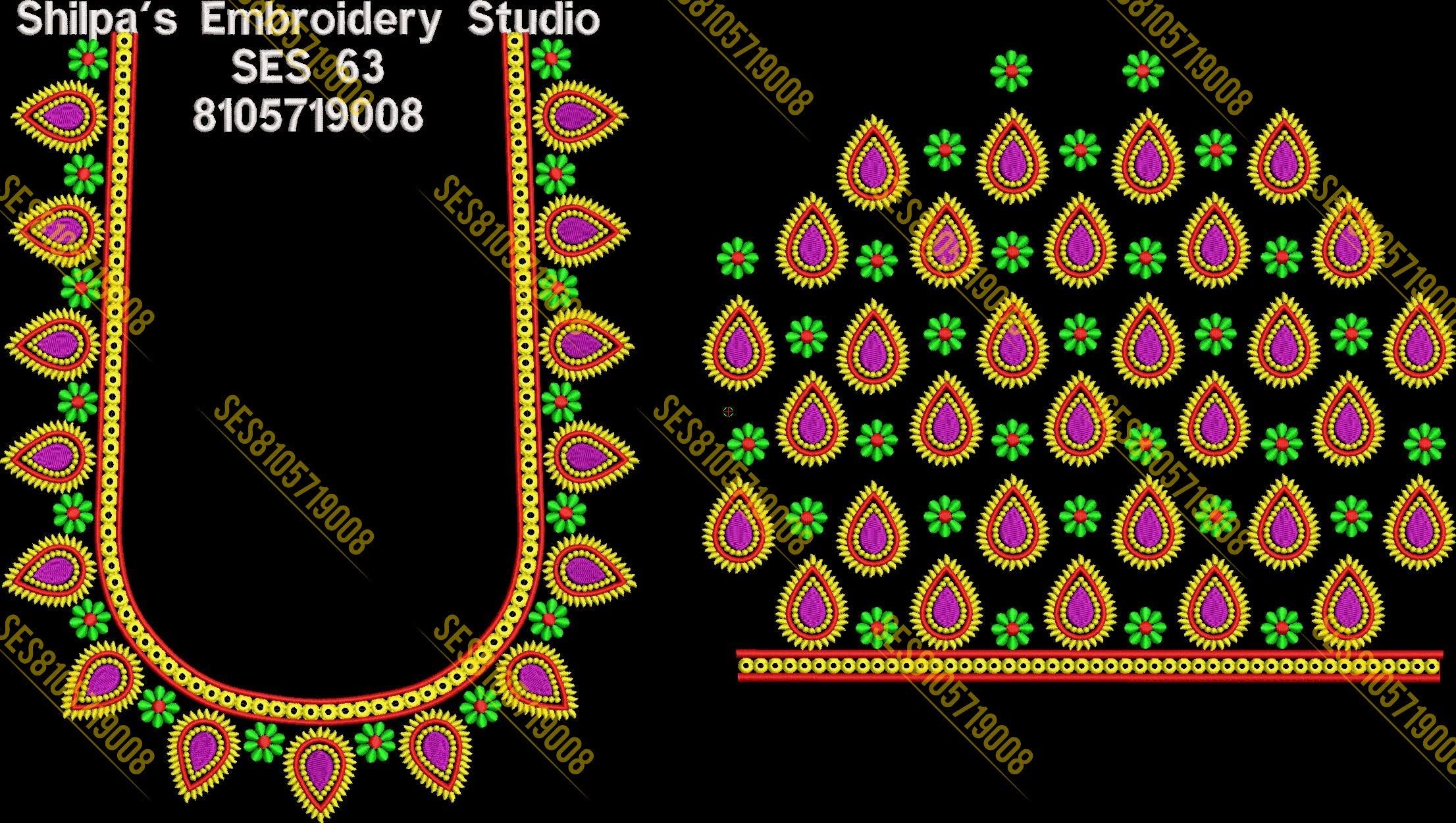 Embroidery Designs 1-100 Series