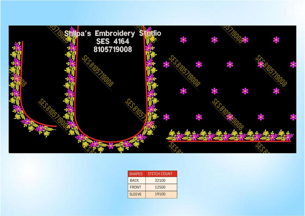 Embroidery Designs 4101-4200 Series