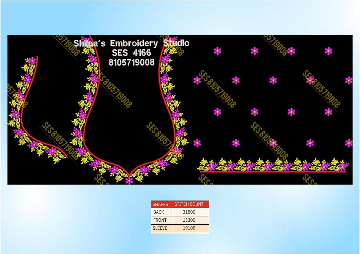 Embroidery Designs 4101-4200 Series