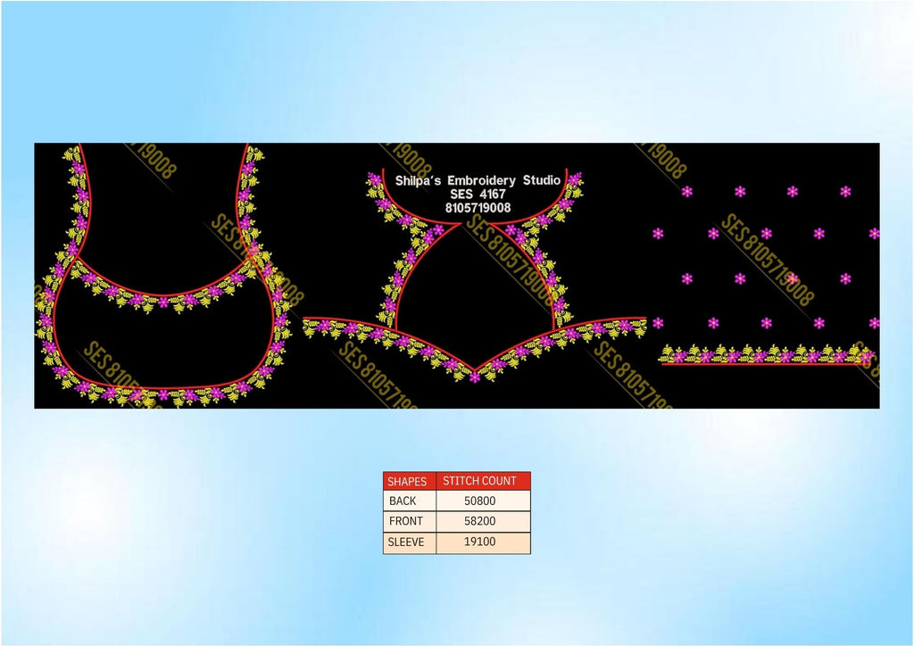 Embroidery Designs 4101-4200 Series