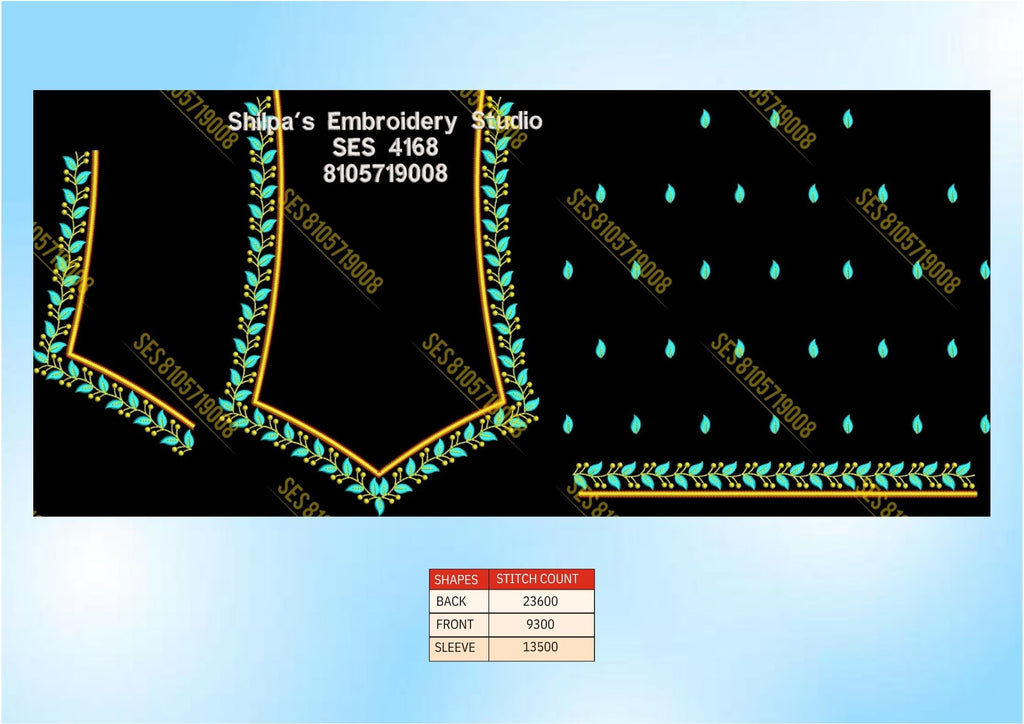 Embroidery Designs 4101-4200 Series