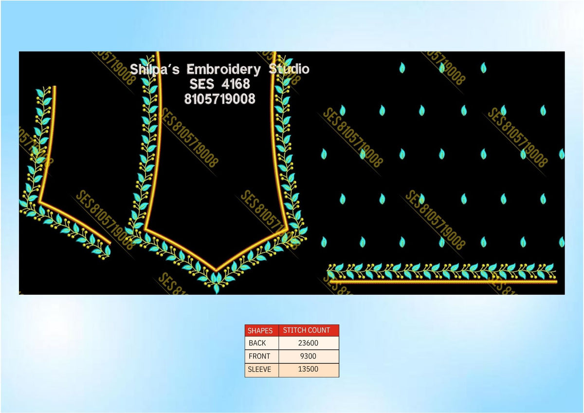 Embroidery Designs 4101-4200 Series