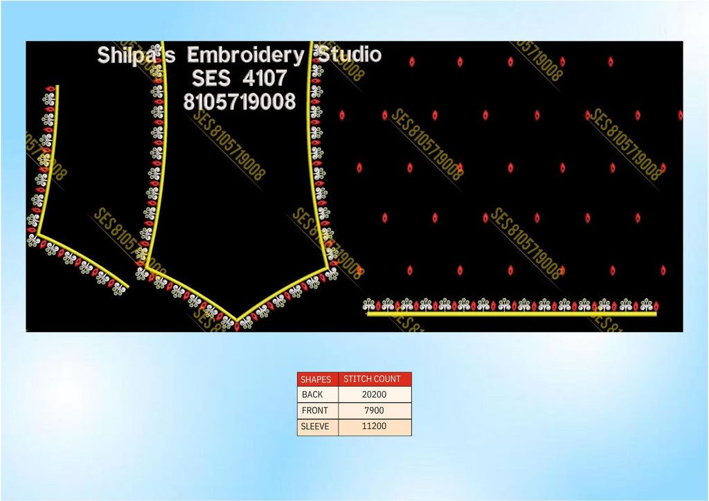 Embroidery Designs 4101-4200 Series