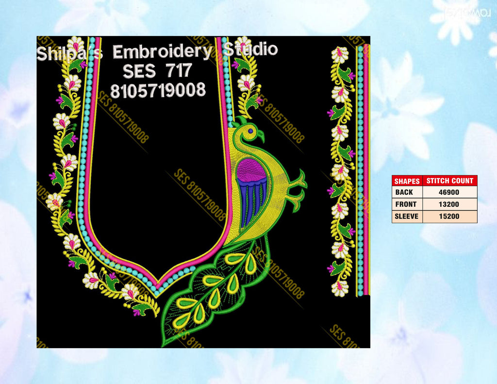 Embroidery Designs 701-800 Series