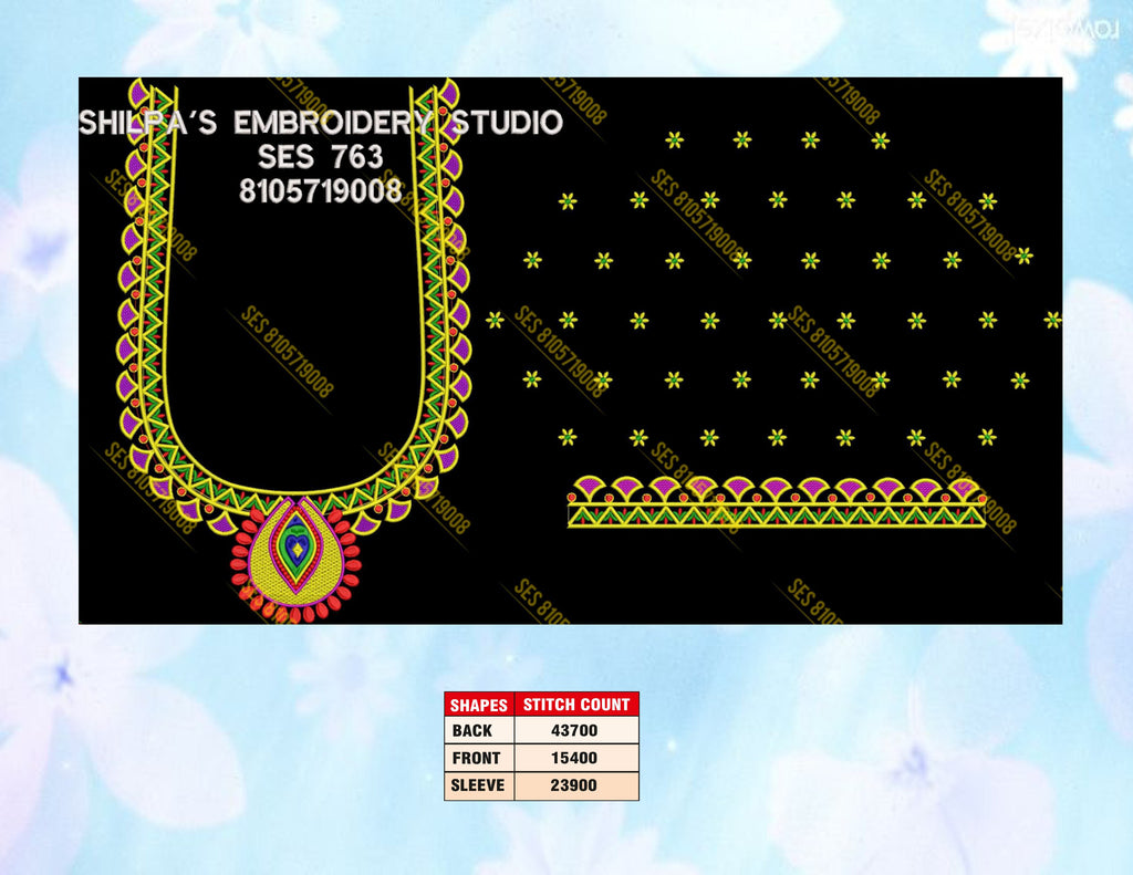 Embroidery Designs 701-800 Series