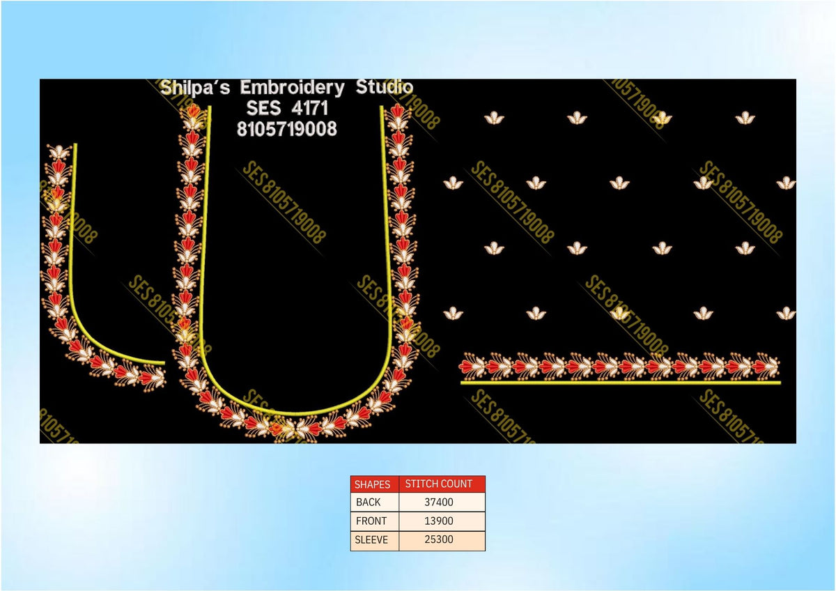 Embroidery Designs 4101-4200 Series
