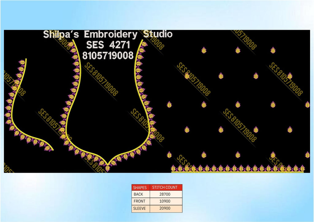 Embroidery Designs 4201-4300 Series