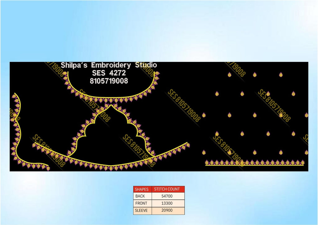 Embroidery Designs 4201-4300 Series