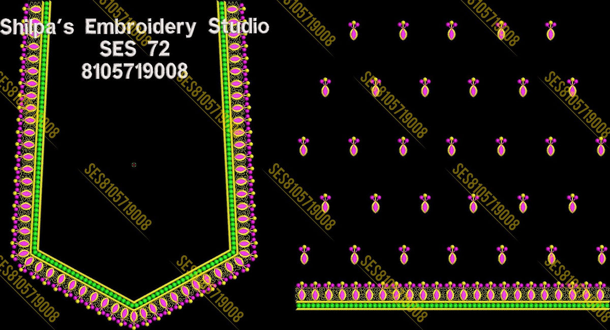 Embroidery Designs 1-100 Series