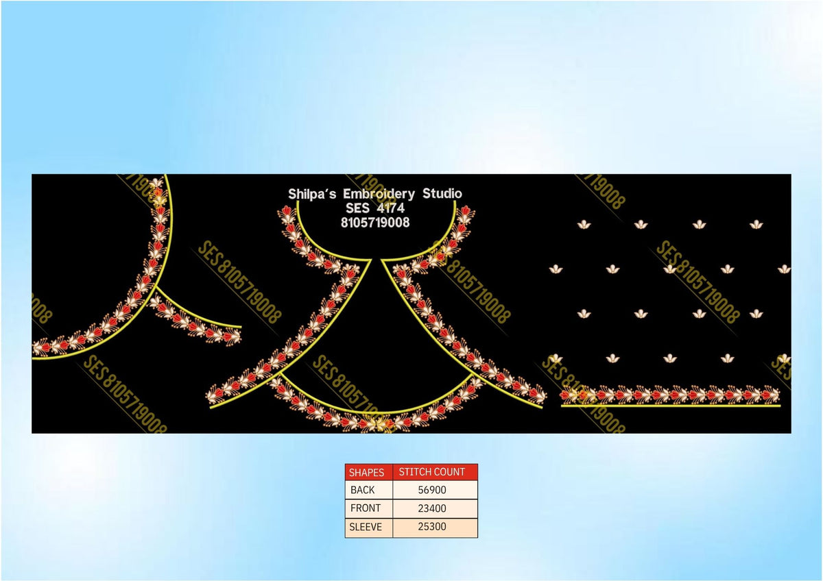 Embroidery Designs 4101-4200 Series