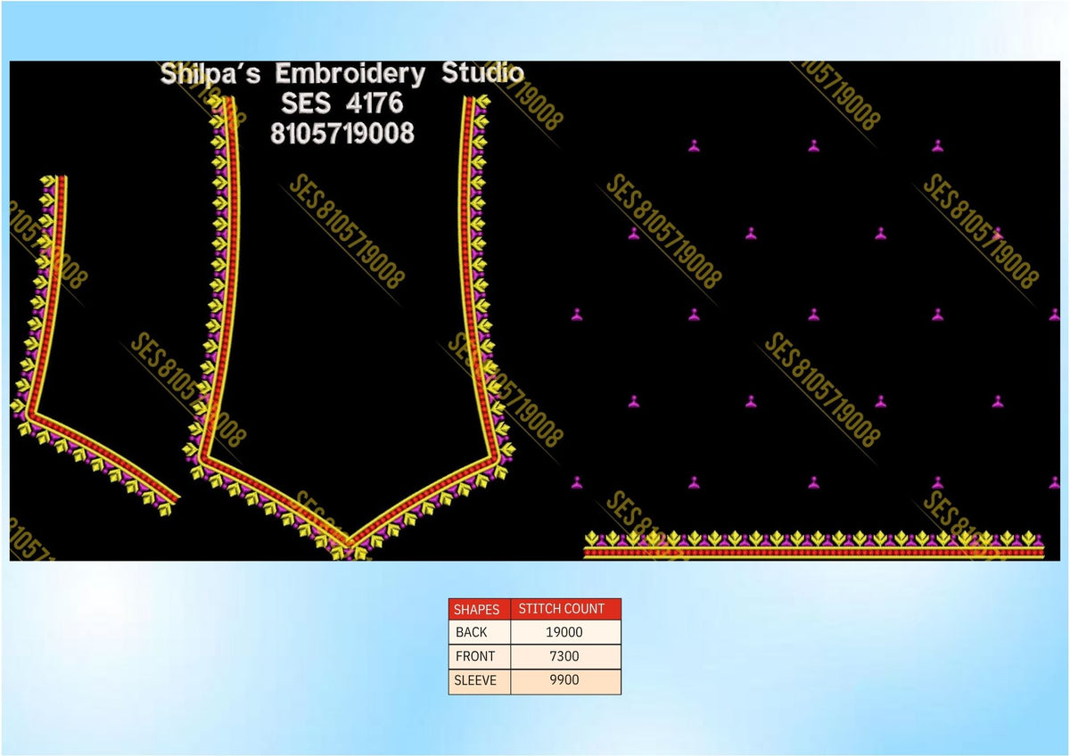 Embroidery Designs 4101-4200 Series