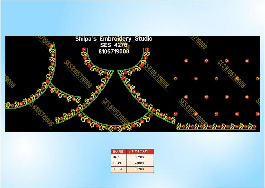 Embroidery Designs 4201-4300 Series