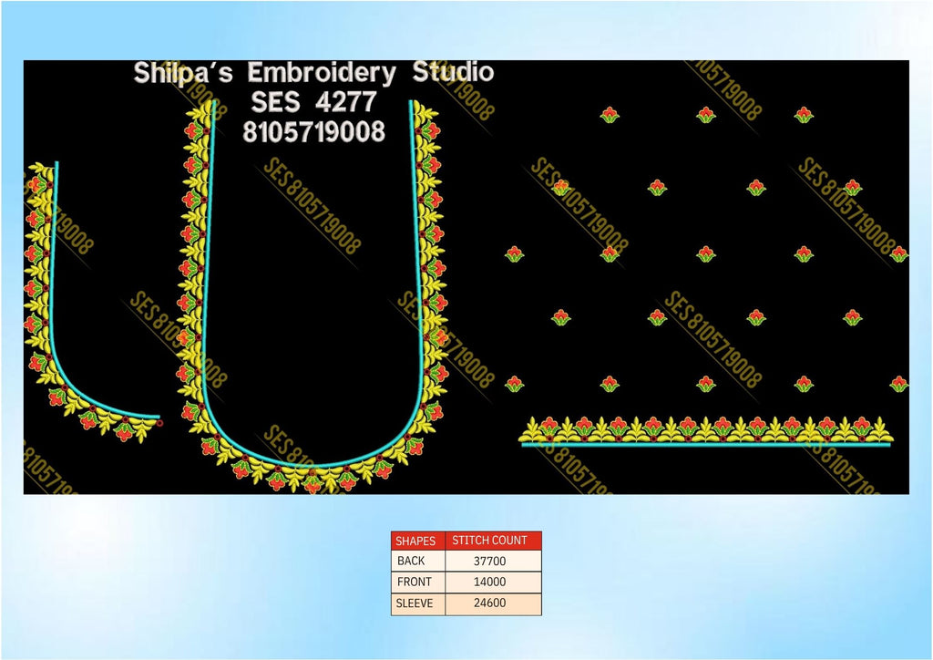 Embroidery Designs 4201-4300 Series