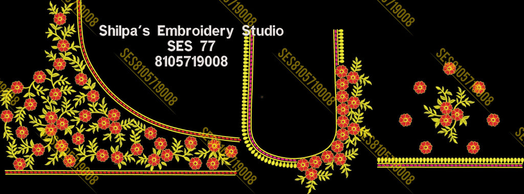 Embroidery Designs 1-100 Series