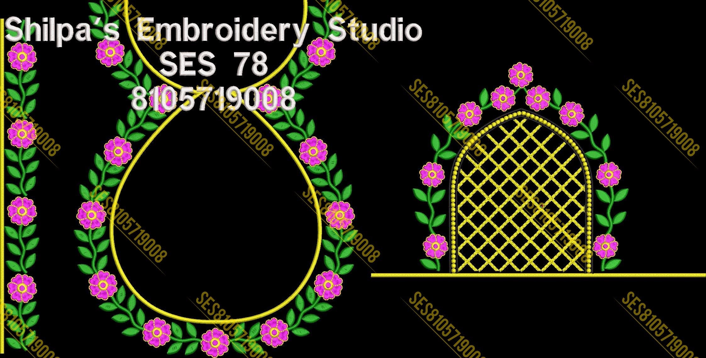 Embroidery Designs 1-100 Series