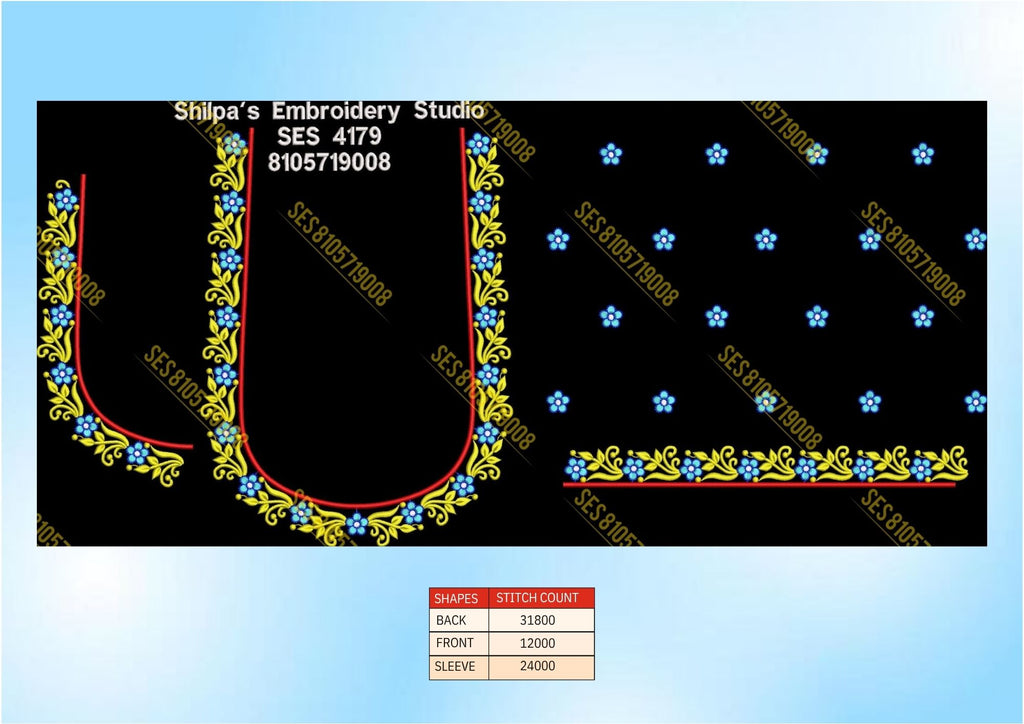 Embroidery Designs 4101-4200 Series