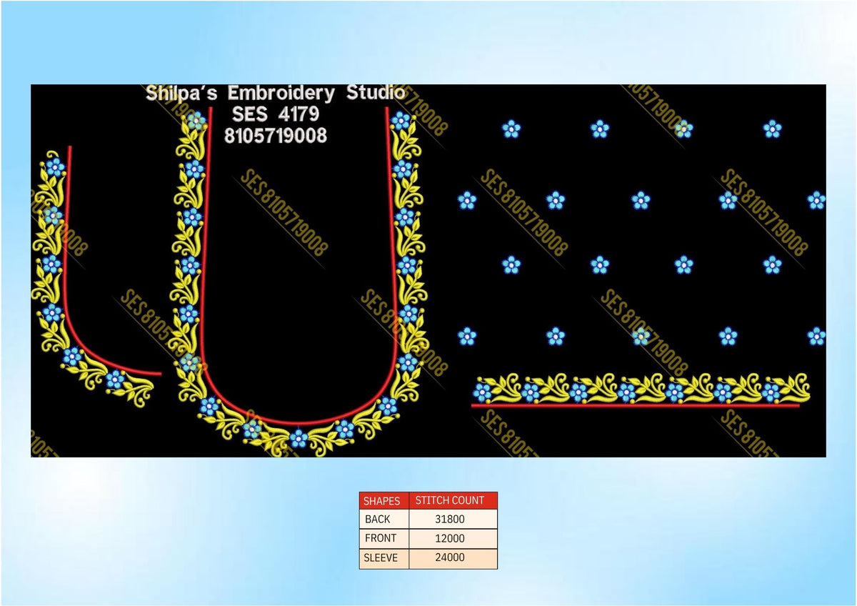 Embroidery Designs 4101-4200 Series