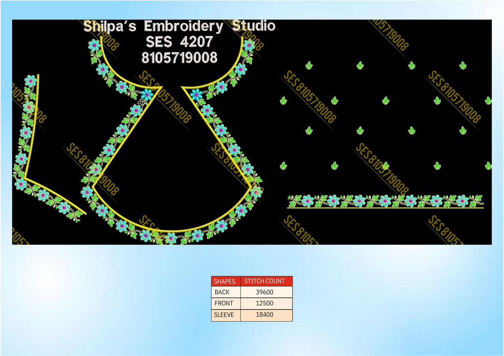 Embroidery Designs 4201-4300 Series