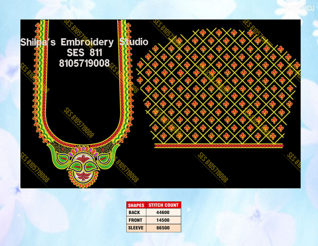 Embroidery Designs 801-900 Series