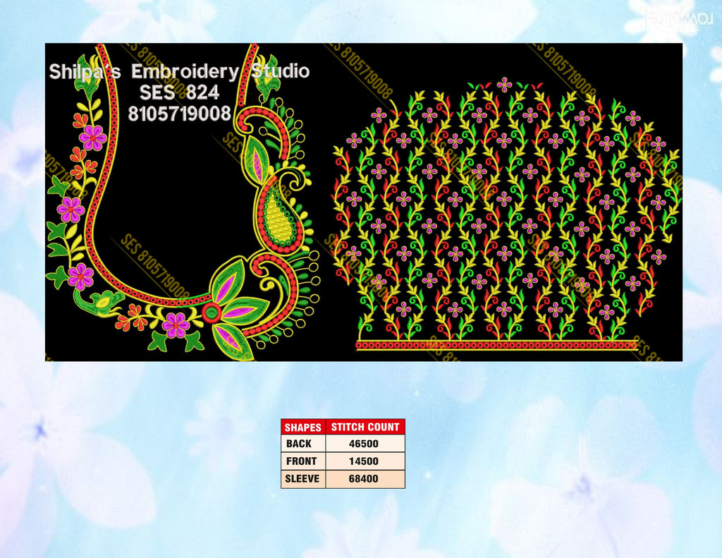 Embroidery Designs 801-900 Series