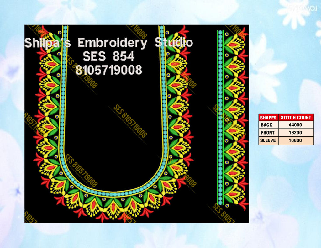 Embroidery Designs 801-900 Series