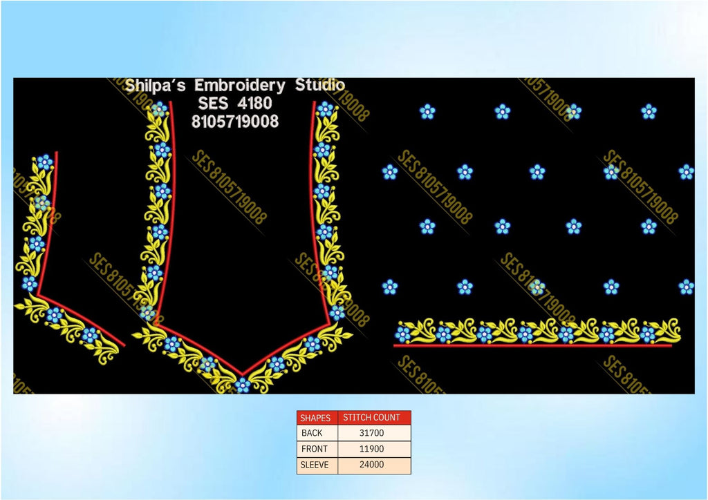 Embroidery Designs 4101-4200 Series