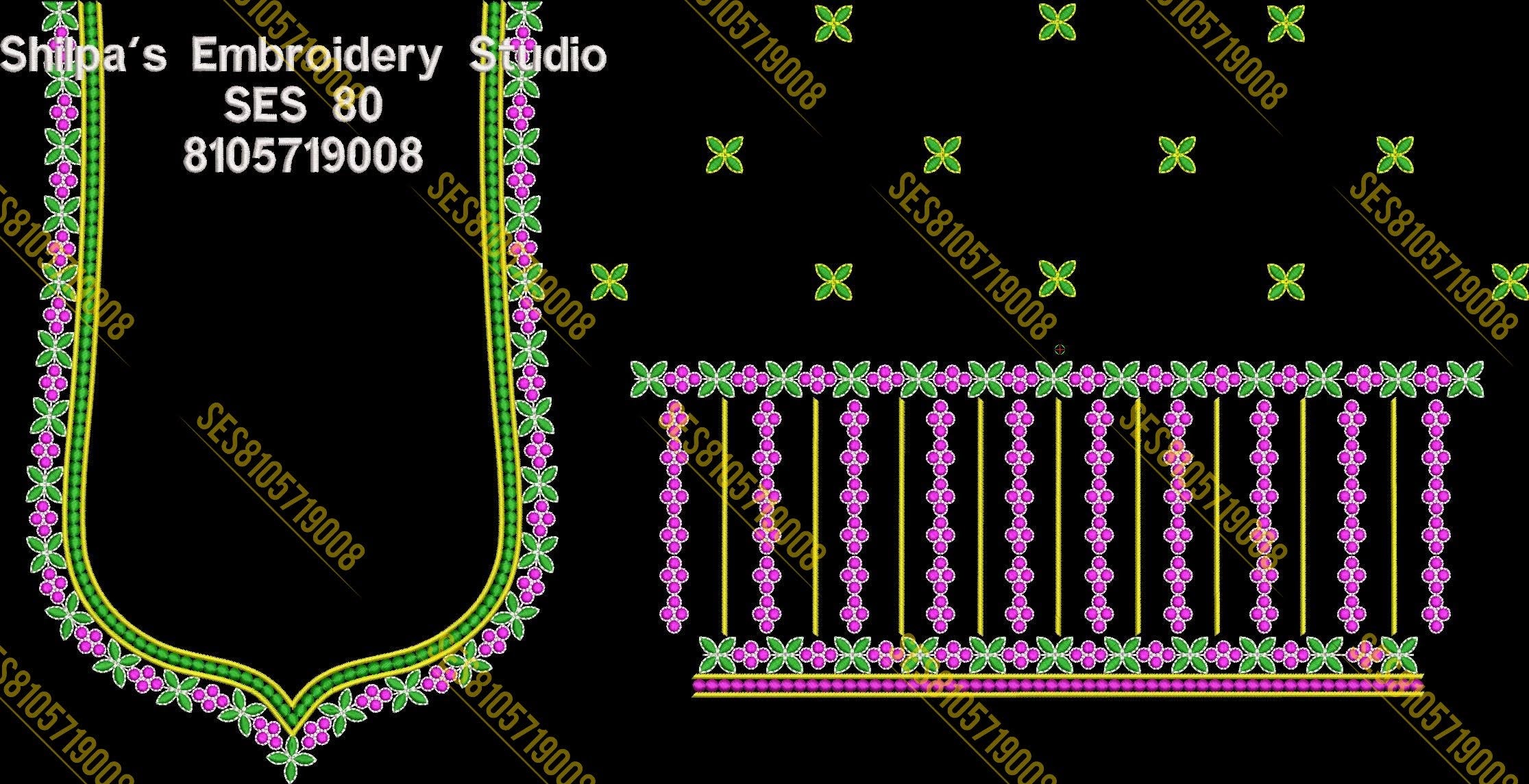 Embroidery Designs 1-100 Series