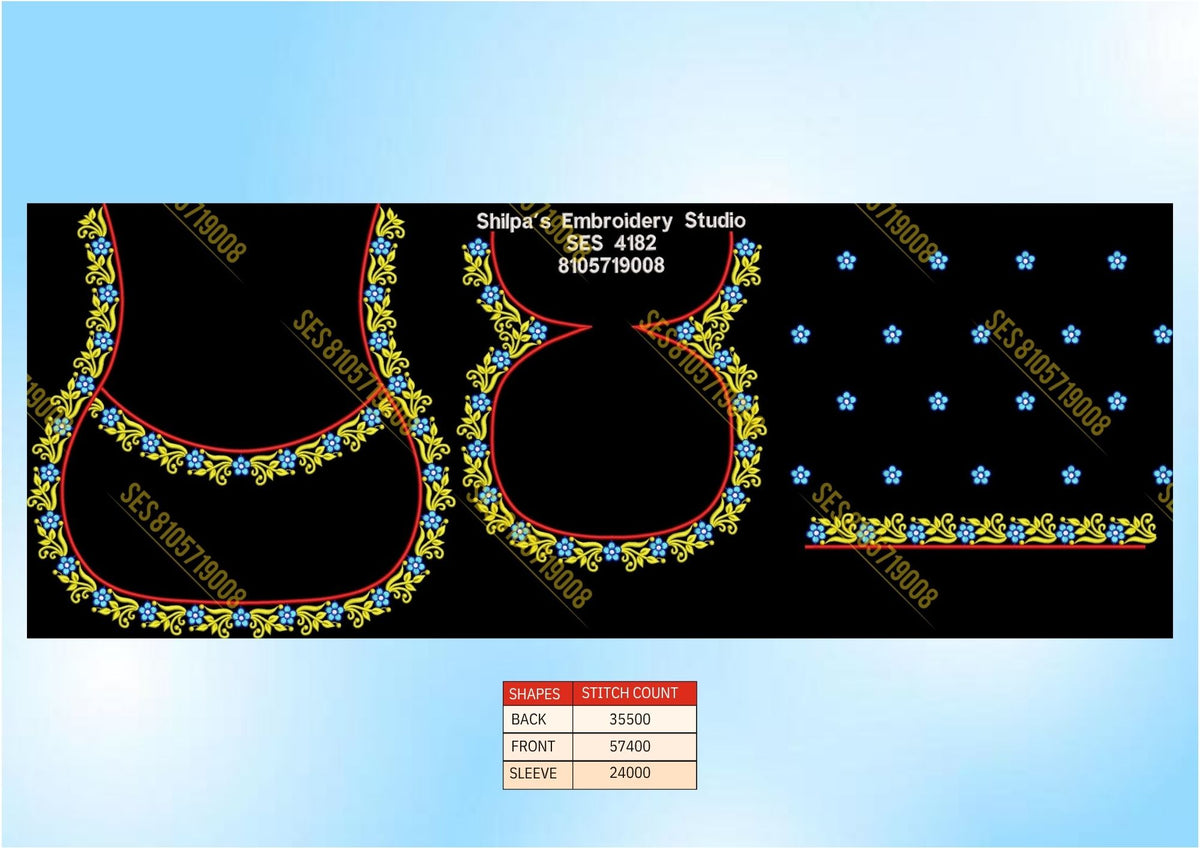 Embroidery Designs 4101-4200 Series