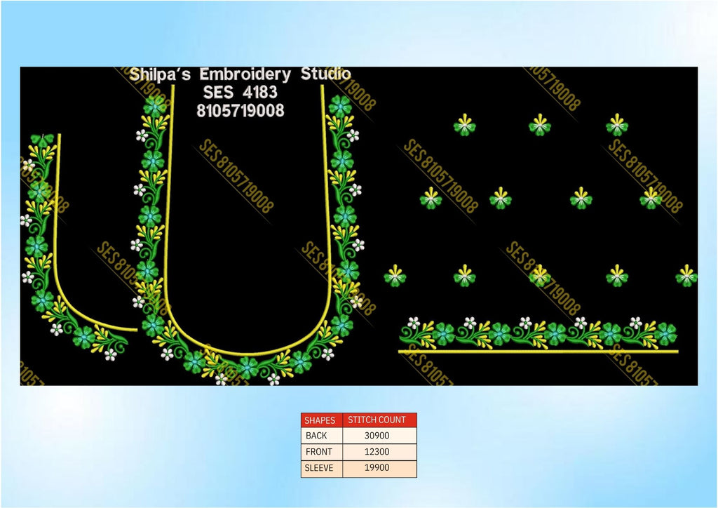 Embroidery Designs 4101-4200 Series