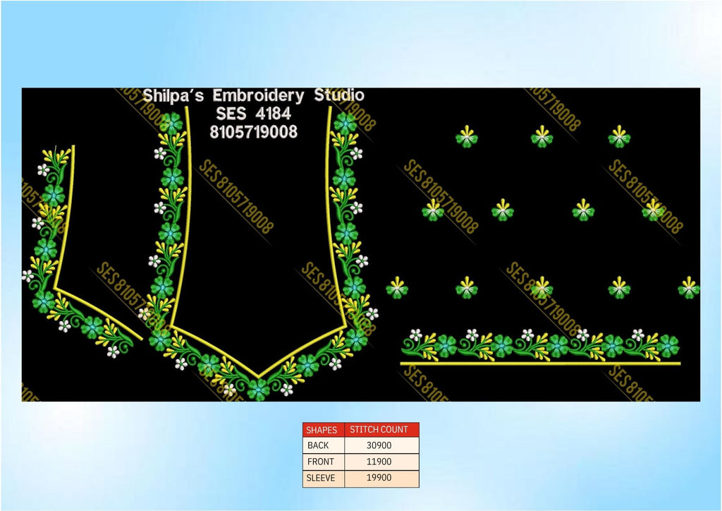 Embroidery Designs 4101-4200 Series