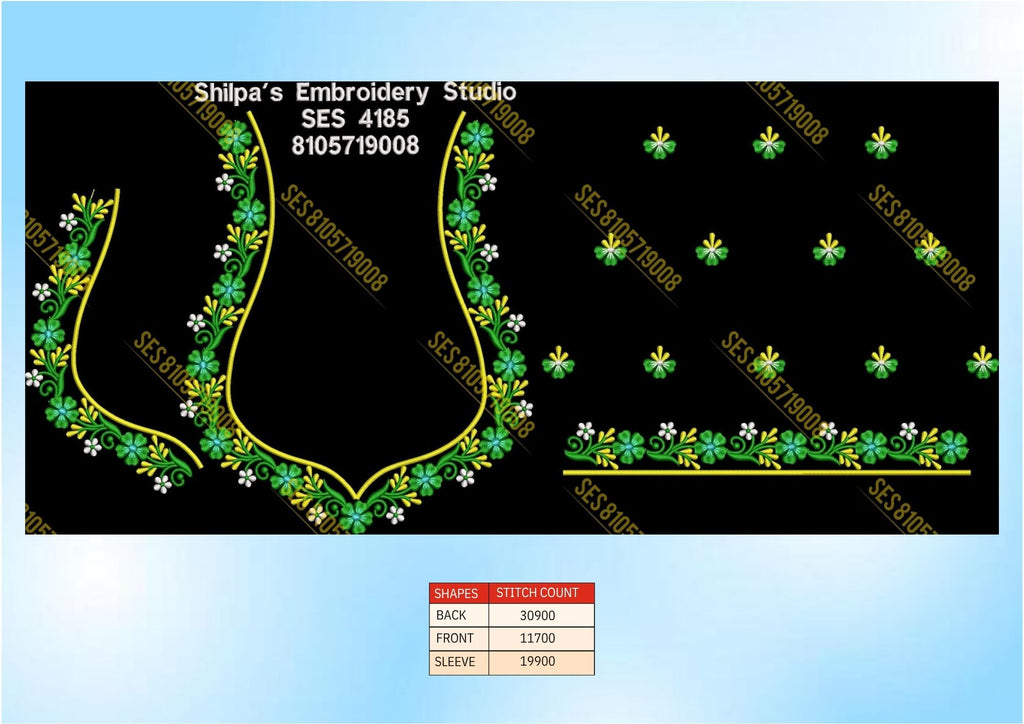 Embroidery Designs 4101-4200 Series