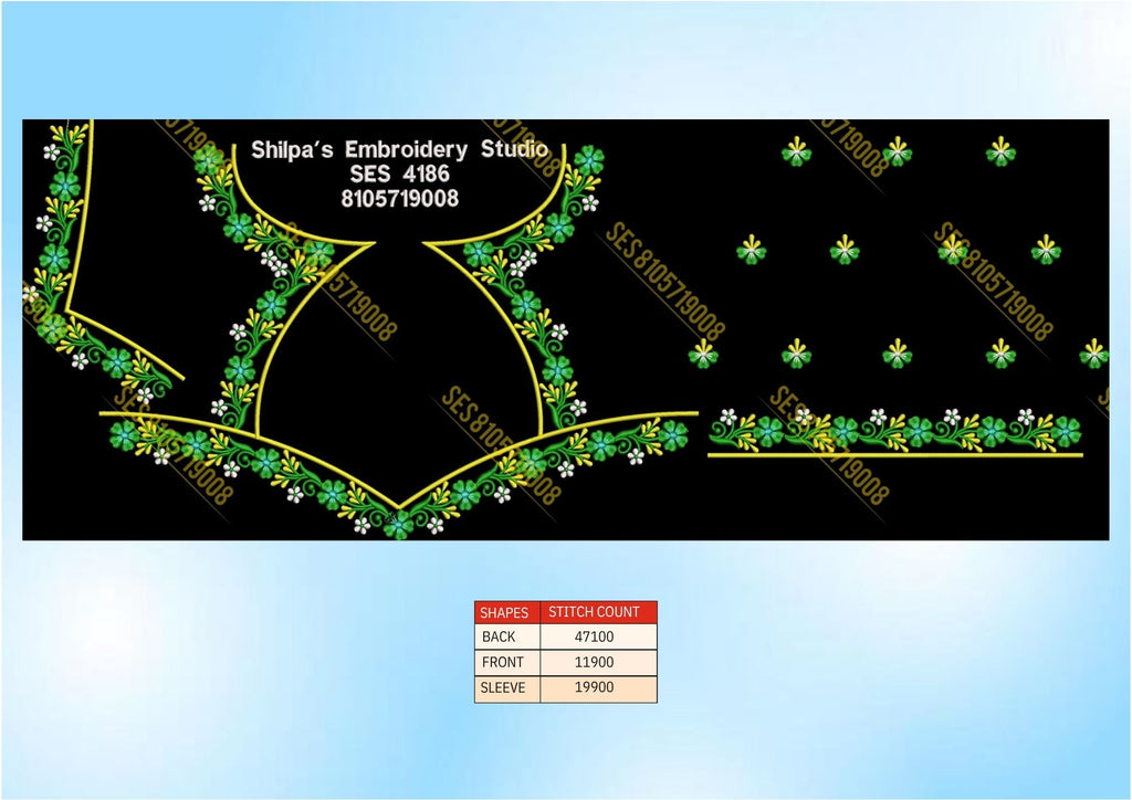Embroidery Designs 4101-4200 Series