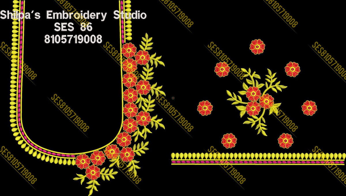 Embroidery Designs 1-100 Series