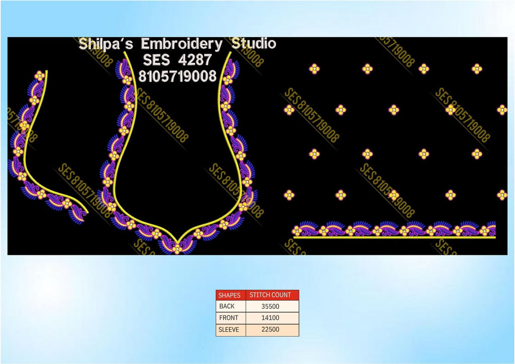 Embroidery Designs 4201-4300 Series