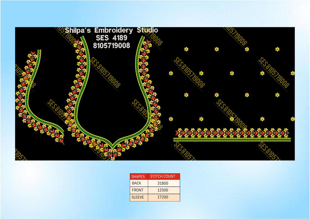Embroidery Designs 4101-4200 Series