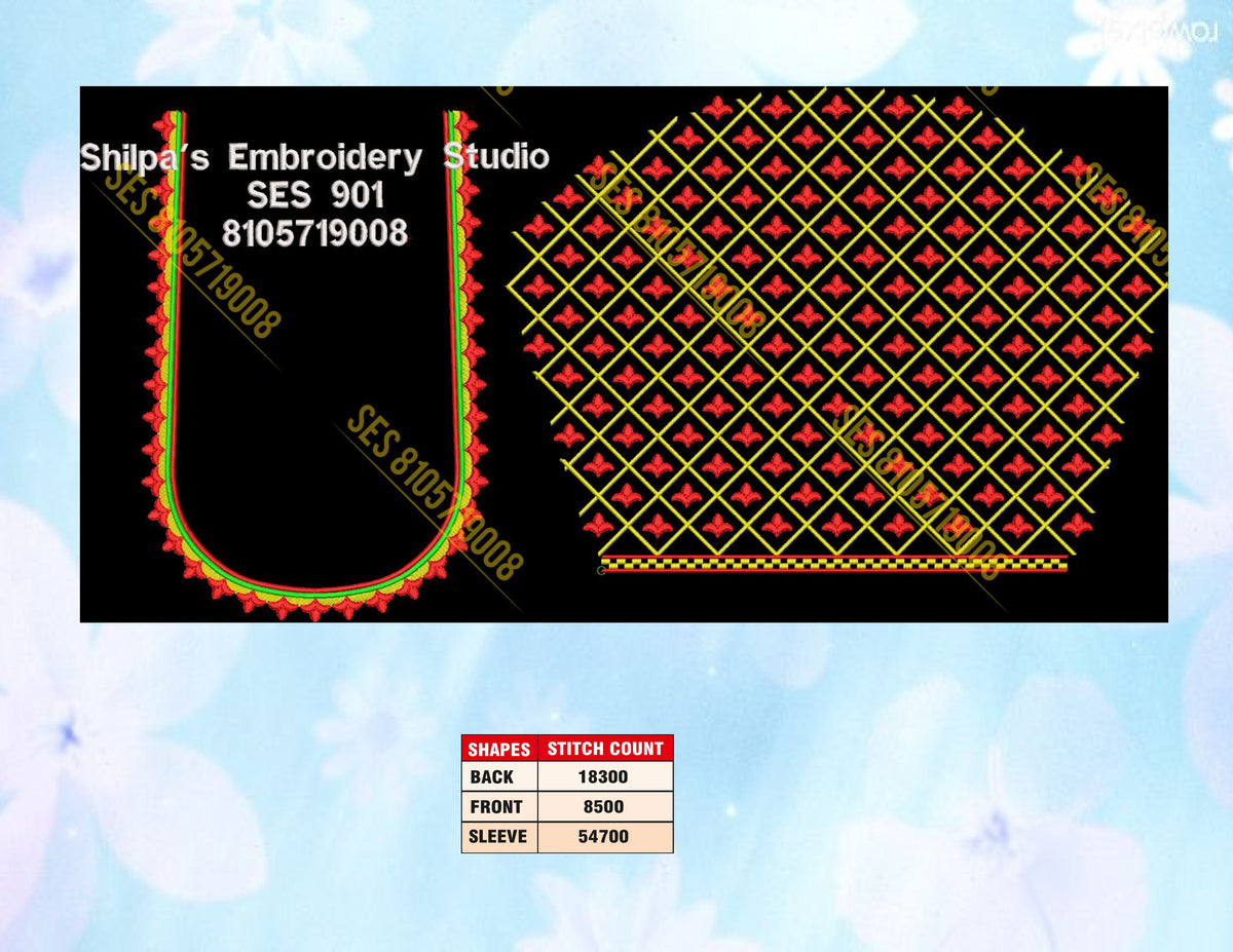 Embroidery Designs 901-1000 Series
