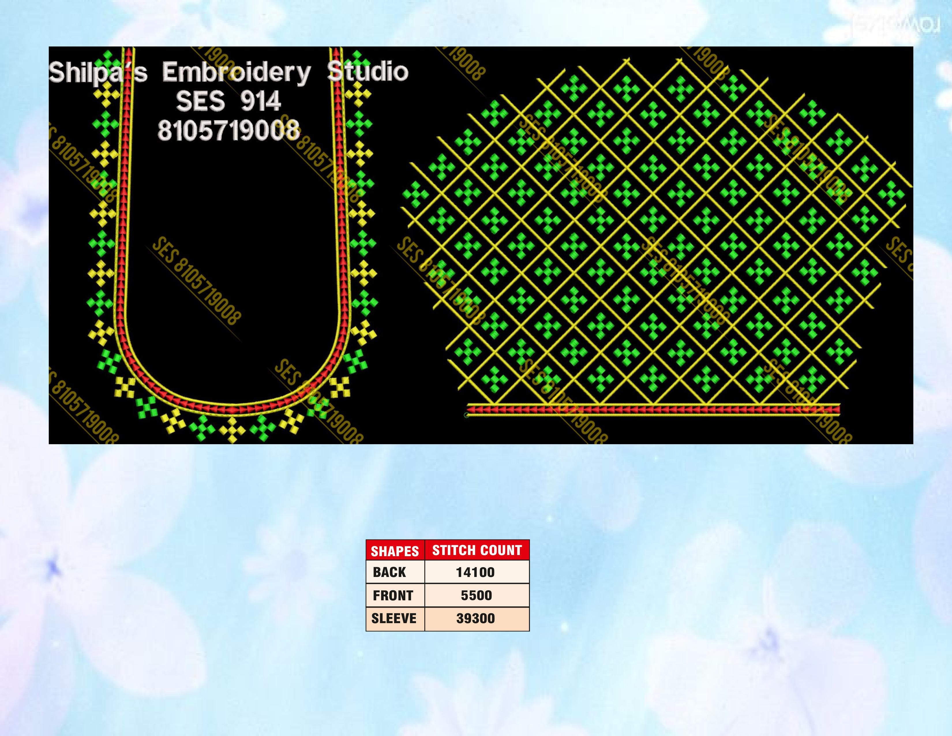 Embroidery Designs 901-1000 Series