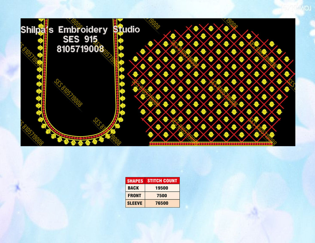 Embroidery Designs 901-1000 Series
