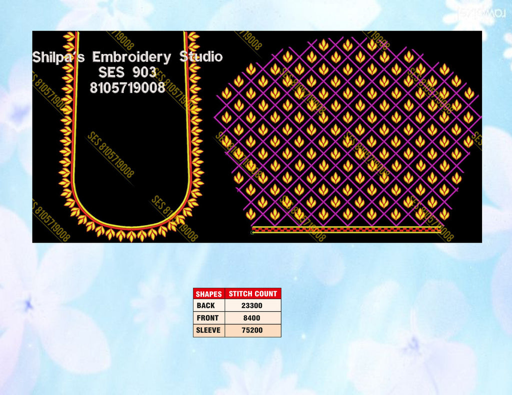 Embroidery Designs 901-1000 Series