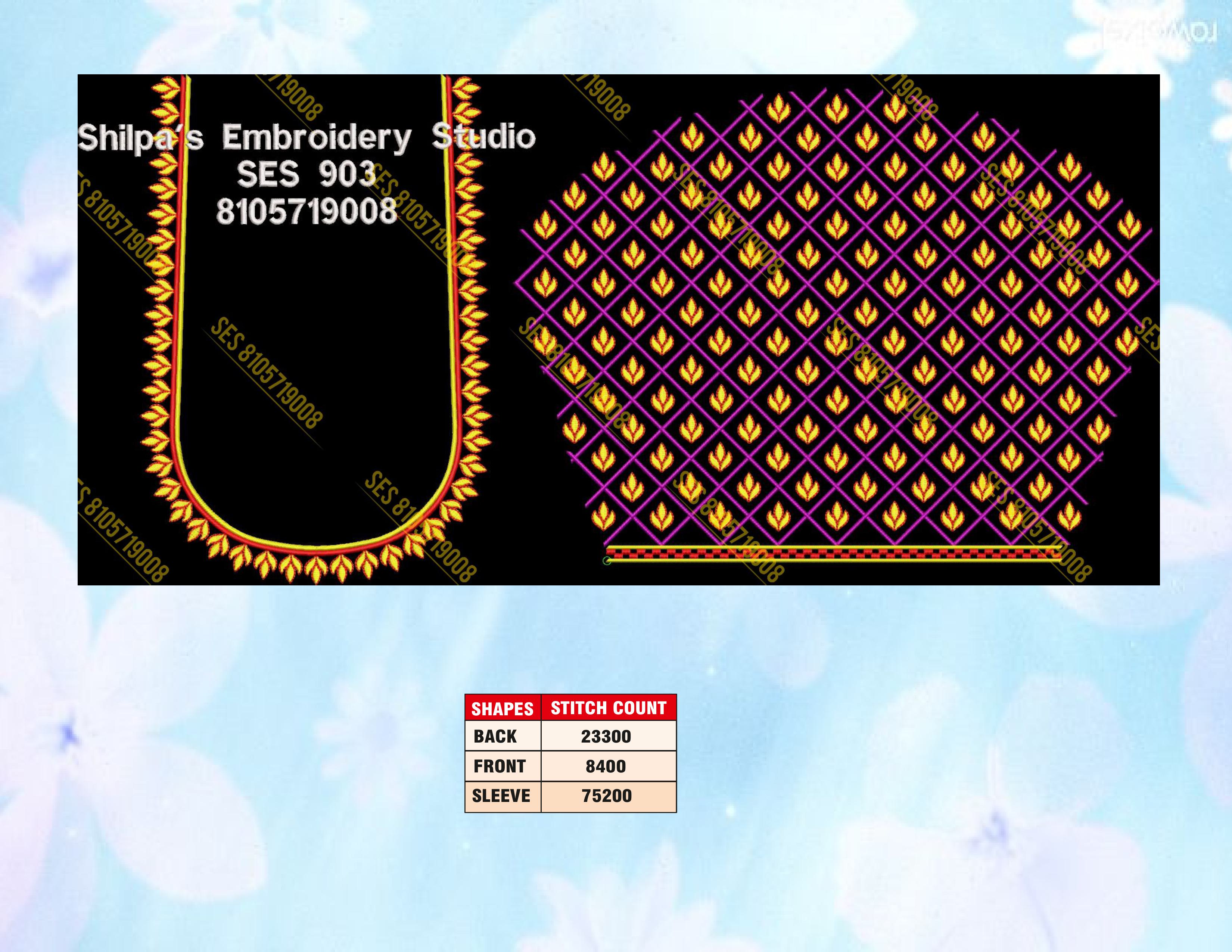 Embroidery Designs 901-1000 Series